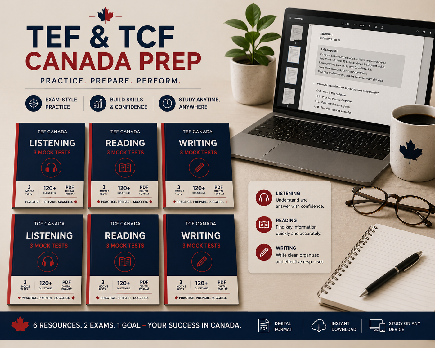 GET CLB5+ FOR TEF & TCF CANADA!