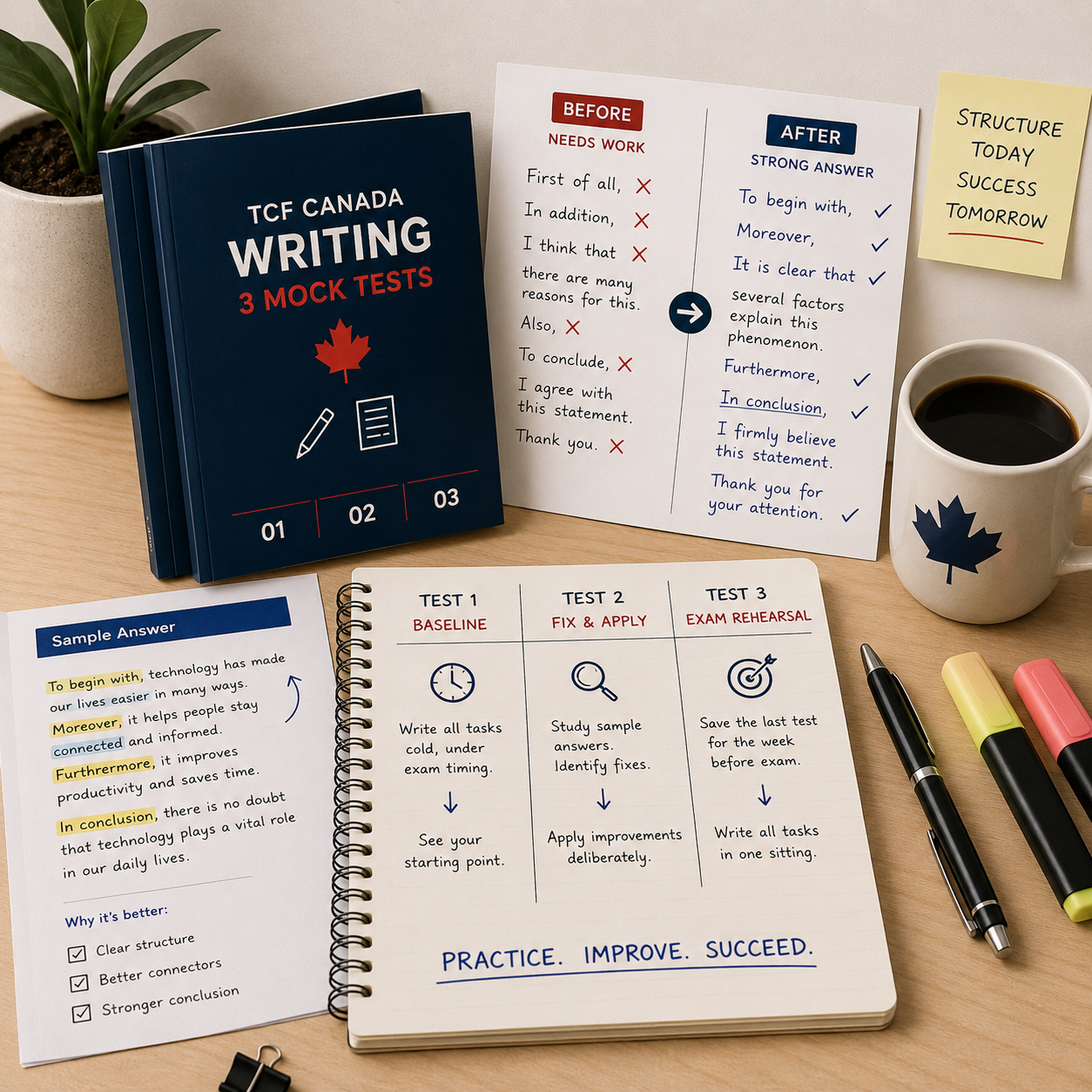 Structure is what wins Writing marks